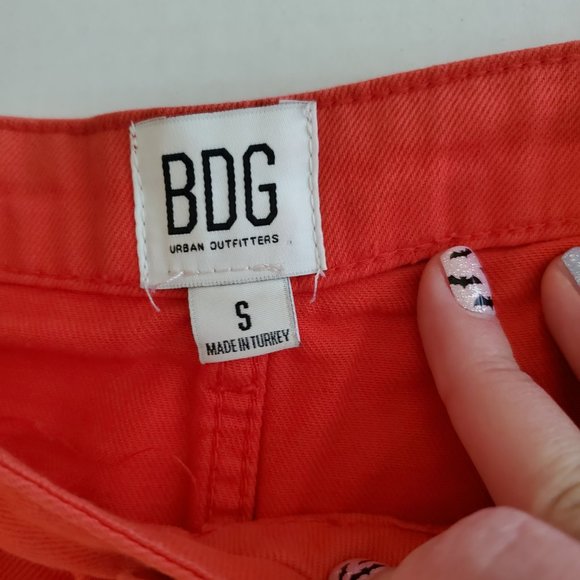 BDG Red Mini Skirt - Picture 3 of 11